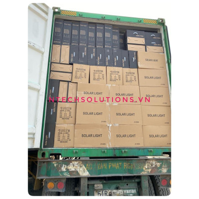 Đèn đường liền thể năng lượng mặt trời Jindian mã JD9500 Công suất 500W-Khung ABS- Chip Led "SMD"