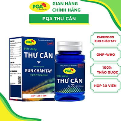 Thư Cân PQA Hỗ Trợ Các Triệu Chứng Run Chân Tay, Đau Đầu, Chóng Mặt Do Trúng Phong Hộp 30 Viên