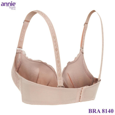 Áo ngực ren 3 móc tạo dáng lưng thon annie Bra 8140, mút dày nâng ngực gợi cảm, sang trọng, thoáng mát, thoải mái dễ mặc