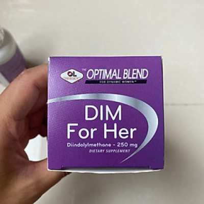 Olympian Labs DIM For Her 250MG - Hỗ Trợ Cải Thiện Nội Tiết Tố Nữ - Lọ 30 Viên - Hàng Công Ty