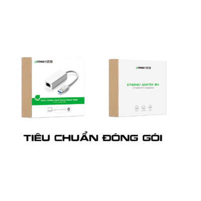 Cáp Chuyển Đổi Ugreen USB 3.0 Sang RJ45 20255 (Đen) - Hàng Chính Hãng
