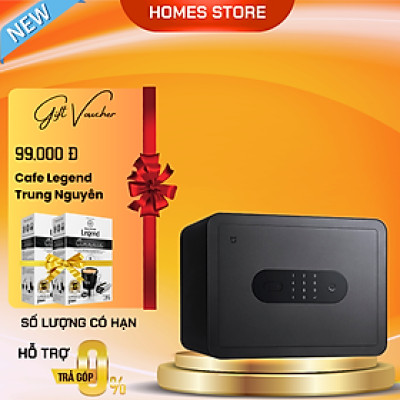 Két Sắt Thông Minh Xiaomi Mijia MX-303 Sử Dụng Vân Tay Gồm 6 Chế Độ Mở Khóa Áp Dụng Công Nghệ Cao Báo Động, Kết Nối App - Hàng Nhập Khẩu