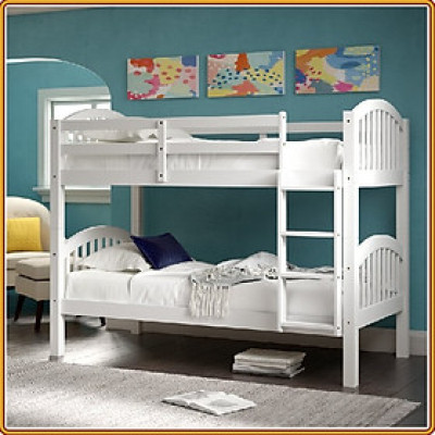 Giường Tầng Gỗ Tự Nhiên Uni 031 (Trắng)