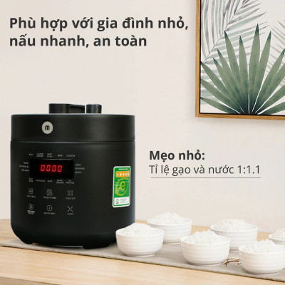 Nồi nấu cháo mini Mishio 1L - Hàng chính hãng