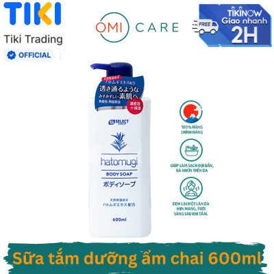 Sữa tắm dưỡng ẩm và làm sáng da s select 600ml/chai