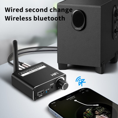 SOAIY Bộ Chuyển Đổi Âm Thanh DAC HIFI Bluetooth D18 (Hỗ Trợ Cổng Optical) - Hàng Nhập Khẩu