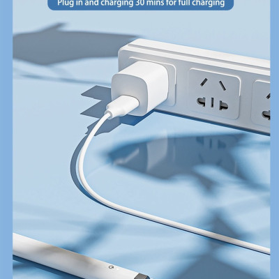 Bút cảm ứng Wiwu Pencil L Dành cho Ipad làm bằng hợp kim nhôm, thiết kế từ tính bảo vệ bút khỏi bị lăn và rơi - Hàng chính hãng