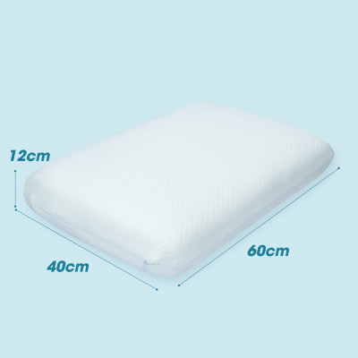 [MEMORY FOAM] Ruột gối cao su non hỗ trợ ngủ ngon NIN House 60x40x12cm cho người lớn, người già cao cấp