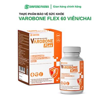 TPBVSK VAROBONE FLEX - Hỗ trợ tăng cường chất nhờn, cải thiện khả năng vận động của khớp - Shinpoong Pharma (Hộp 60v)