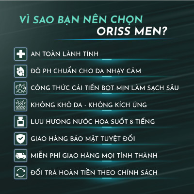 Dung Dịch Vệ Sinh Nam Dạng Bọt Orimen - 120ml/chai