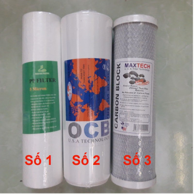 Bộ lõi lọc nước số 1, 2, 3 tất cả các loại máy lọc Hàng chính hãng