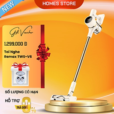 Máy Hút Bụi Không Dây Dreame R10 Rời Sạc Dễ Dàng Lực Hút 20.000 Pa Công Suất 350 W - Hàng Chính Hãng