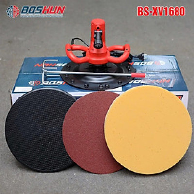 Máy trát tường xoa vữa, đánh bóng xoa hồ BOSHUN cao cấp công xuất lớn 1680W - khấy sơn máy trà nhám