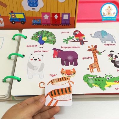 Đồ Chơi Trẻ Em, Sách Bóc Dán 17 Chủ Đề, Học Liệu Bóc Dán Montessori, Asstar Đồ Chơi Giáo Dục Cho Bé