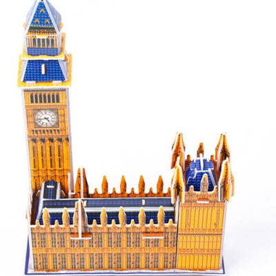 Mô Hình Giấy 3D Magic Puzzle: Tháp Đồng Hồ Big Ben B568-1 (190 Chi Tiết)