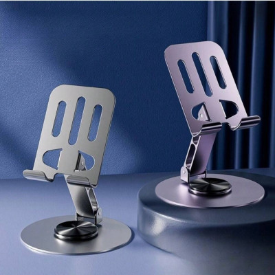 Giá đỡ điện thoại hợp kim Xoay 360° HOTCASE ALU Điều Chỉnh Độ Cao và Góc Xoay Tùy Ý cho iPhone 16 15 14 13 12 11 A55 A35 Huawei Oppo Xiaomi - Hàng nhập khẩu