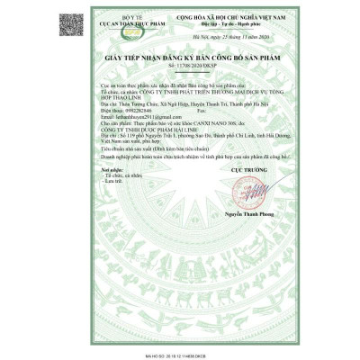 Canxi Nano 30s - Tăng sức đề kháng. Thực phẩm chức năng bổ xung canxi và vitamin các chất