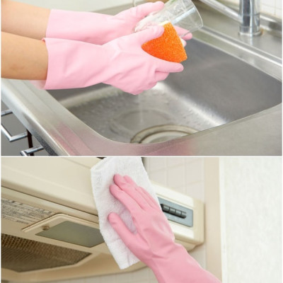 Găng tay cao su nhà bếp siêu mềm chính hãng Dunlop size M hàng nội địa Nhật Bản