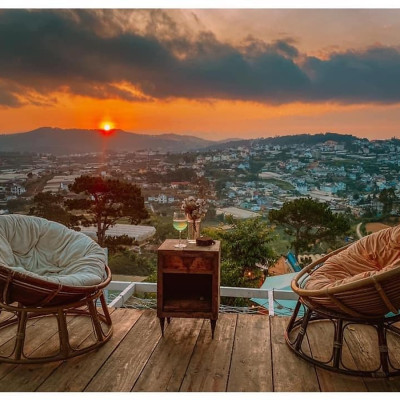 Ghế lười Tundo papasan mây thật cao cấp kèm nệm 