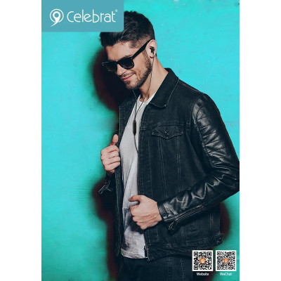 Tai nghe Earphone Celebrat G4 chân cắm tròn 3.5 ly, hàng chính hãng