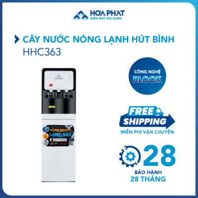 Cây nước nóng lạnh hút bình Hòa Phát HHC363 - Hàng chính hãng bảo hành 26 tháng