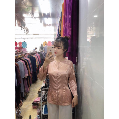 ĐỒ LAM ĐI CHÙA Quần Áo Bà Ba Gấm