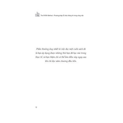 The PARA Method - Phương Pháp Tổ Chức Thông Tin Trong Công Việc