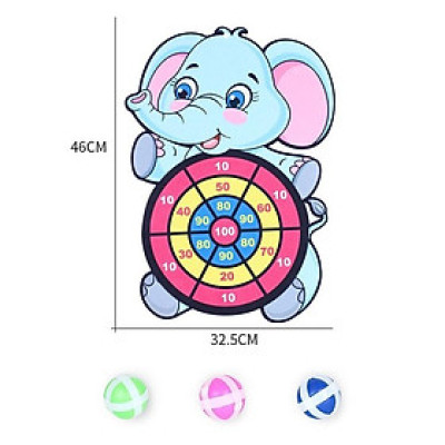 Trò Chơi Bảng Phi Tiêu Ném Bóng Dính Vui Nhộn Giúp Bé Phát Triển Thể Chất Tặng Kèm 3 Bóng