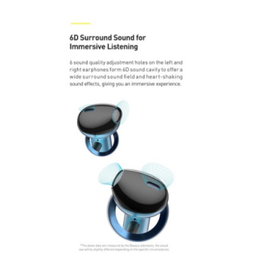 Tai Nghe Có Dây Baseus H19 Âm Thanh Trầm Nổi 6D 3.5 Mm, Tích Hợp Micro - Hàng nhập khẩu