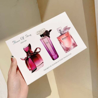 Sản phẩm dụng cụ làm đẹp  cho bạn gái - Combo  3 chai nước hoa thủy tinh nữ cao cấp 25ml / 1 , hộp đựng sang trọng ,lịch sự  có thể dùng làm quà tặng 