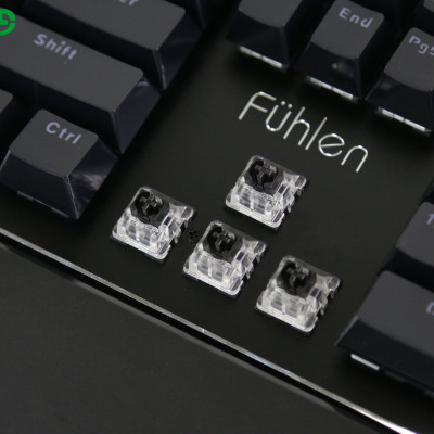 Bàn phím cơ Blue switch Fuhlen D (Destroyer), Phím Gaming Led RGB 7 màu RAINBOW- Hàng chính hãng