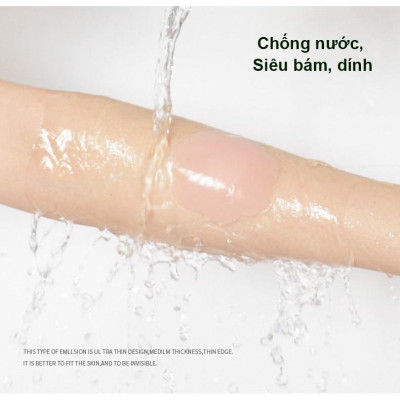 Hộp 10 miếng dán ngực Silicon dùng nhiều lần -  Hộp xanh - DNHX