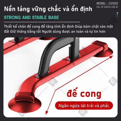 BG Bộ xà đơn, xà kép CU103 đa năng cao cấp đa năng, dụng cụ tập thể dục phòng gym (hàng nhập khẩu)