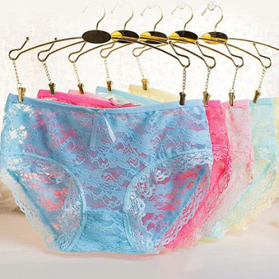 Combo 05 Quần Lót Nữ Ren Nơ Nhiều Màu Cao Cấp Thoải Mái Sexy (3 size)