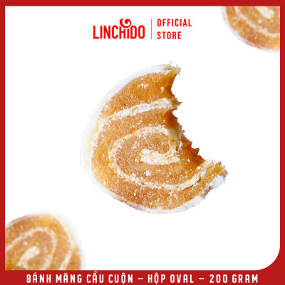Bánh Mãng Cầu Cuộn - Đặc sản Đồng Tháp - Hộp Oval 200 Gram