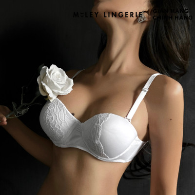 Combo 2 Áo Ngực Cúp Ngang Phối Ren Thời Trang Premium Miley Lingerie BRM02202-04202 - 38B