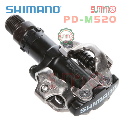 Pedal can xe đạp mtb SHIMANO M520L full box chính hãng