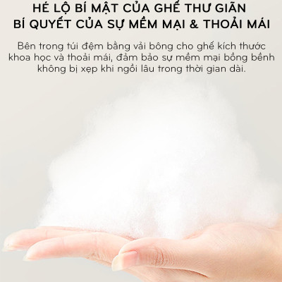 Ghế Thư Giãn Bập Bênh, Ghế Lười Đọc Sách Nghỉ Ngơi Có Kê Chân, Ghế Bập Bênh Giải Trí Xem Phim Bảo Hành 3 Năm
