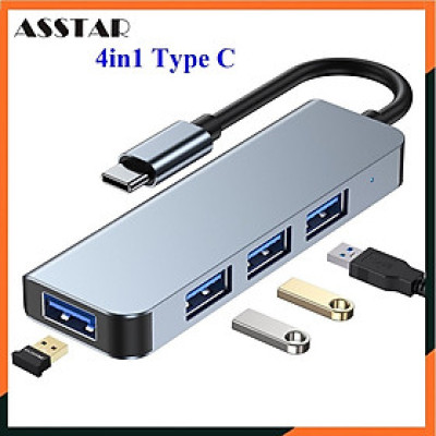 Hub Chuyển Đổi Type C Chính Hãng 4 in 1/5 in 1/ 6 in 1/ 7 in 1 và 8 in 1 | Vỏ Nhôm Cao Cấp | Truyền Tải Nhanh Chóng | Đa Dạng Kết Nối - Hàng Nhập Khẩu