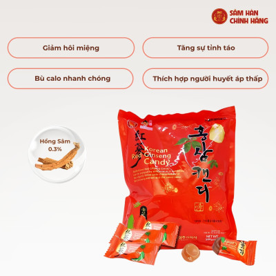 Kẹo hồng sâm Hàn Quốc 120g Daedong