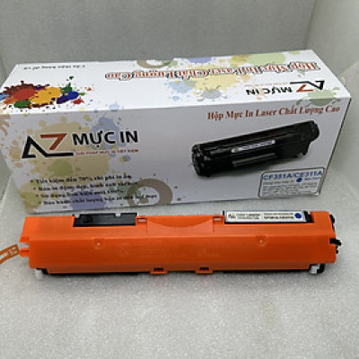 Hộp mực AZ 126A CE310/ CE311/ CE312/ CE313 Dùng cho máy in laser màu Hp Cp 1025, CP 1025W, Canon 7010C, 7018C  - Hàng chính hãng