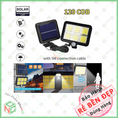 (Tiết Kiệm) Đèn Năng Lượng Mặt Trời KhoNCC Hàng Chính Hãng - Chiếu Sáng Sân Vườn - Hẻm Trọ - Cầu Thang - Tiết Kiệm Điện - Thân Thiện Môi Trường - KLM-DNLMT5M