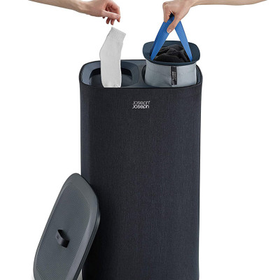 Thùng Đựng Đồ Giặt Joseph Joseph 50002 Tota 60L Màu Đen - Hàng Nhập Khẩu Đức