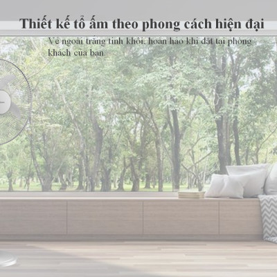 Quạt Cây Đa Năng Midea MFS18ODOBPW / FS45-23MRD (Quạt Sạc Hàng Chính Hãng, Động Cơ DC inverter 30w)