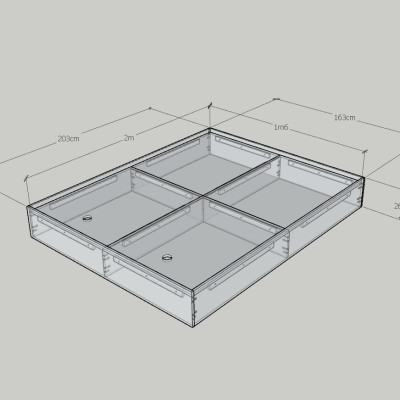 HAPPY FURNITURE , Giườngngủ RUBEL, GNG_226 GNG_227 GNG_228 GNG_229 , 203cm x 26cm DxC