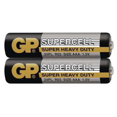 Vỉ 2 Pin Đũa GP Supercell Super Heavy Duty AAA 1.5V - GP 24PL-2S2