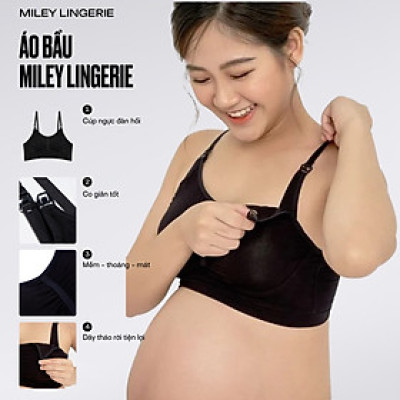 Áo Lót Bầu Tháo Khóa Trước Vải Sợi Thiên Nhiên Cao Cấp Miley Nature Miley Lingerie BRB0103
