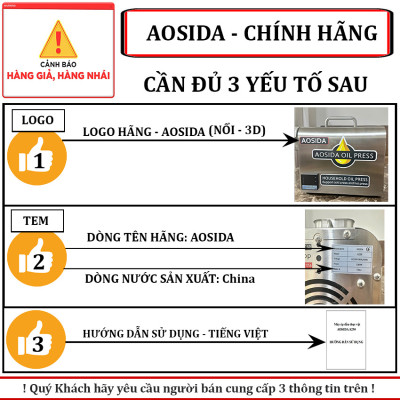Máy ép dầu thực vật nóng và lạnh dùng trong gia đình thương hiệu Anh Quốc cao cấp AOSIDA A250 - Hàng Nhập Khẩu