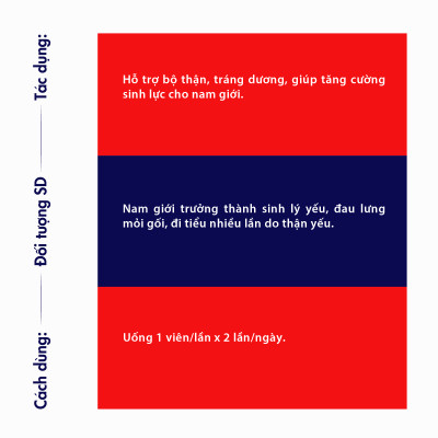 Viên uống bổ thận tráng dương tăng cường sinh lực nam giới Tốt Nam Hoa Việt  (Hộp 30 viên)- Bí quyết cho sức khỏe phái mạnh