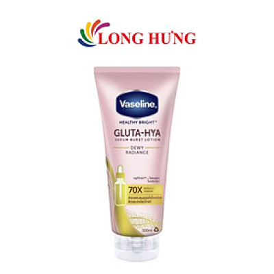 Sữa dưỡng thể ban đêm Vaseline Gluta-Hya Serum Burst Lotion Dewy Radiance - Hàng chính hãng